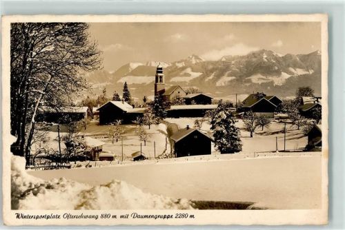 Ofterschwang Pfarrkirche St. Alexander Daumengruppe Winter