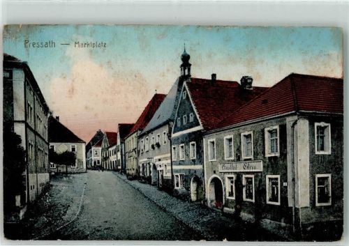 Pressath 1918 Gasthaus Stern Marktplatz