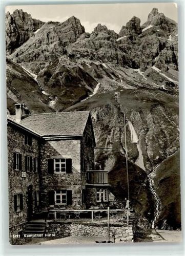 Kemptner Hütte Krottenspitzen Hüttenstempel