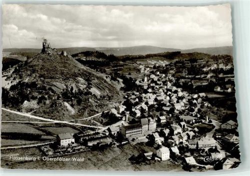 Flossenbürg Fliegeraufnahme Scan verzogen