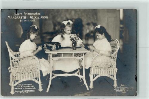 Prinzessin Margarete Alix und Anna Adel Sachsen
