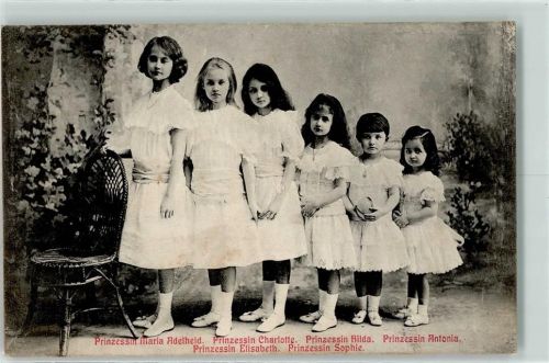 1907 Prinzessinen Maria Adelheid Charlotte Hilda Antonia Elisabeth Sophie