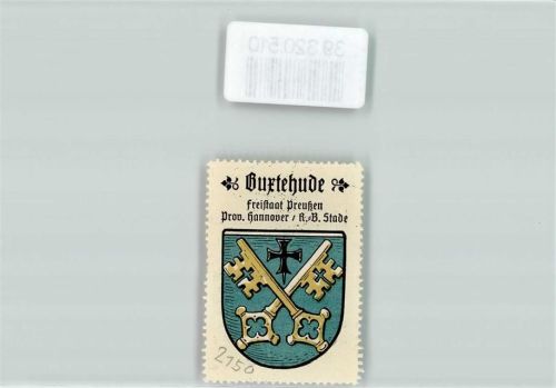 Buxtehude Wappen Kaffee Hag ca. 1920-1940 Schlüssel
