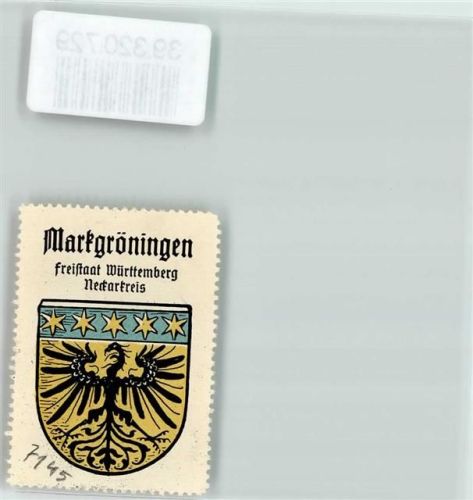 Markgröningen Wappen Kaffee Hag ca. 1920-1940 Adler