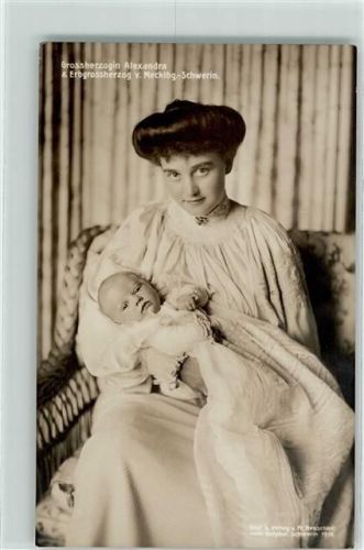 Grossherzogin Alexandra Erbgrossherzog von Mecklenburg Schwerin
