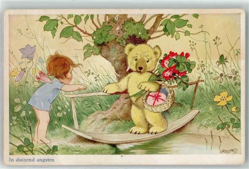 1942 Teddybär Elfe AK