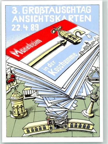 Mannheim 1989 3. Großtauschtag i.d. Kaschemme Nr. 00032