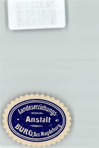 Burg Landeserziehungs Anstalt Blau Weiß