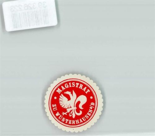 16845 O1901 Wusterhausen Siegelmarke Magistrat zu Wusterhausen a.D.