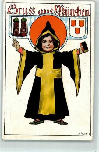 München 1926 Heliocolorkarte 1923 Zieher, Ottmar - Münchner Kindl AK