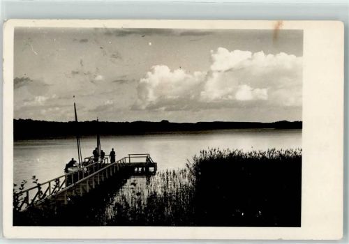Bad Saarow Scharmützelsee Segelboot Foto AK