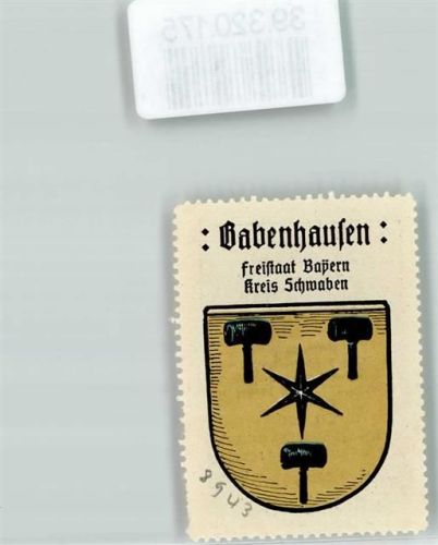Babenhausen Wappen Kaffee Hag Drei Schlägel Schwarzer Stern