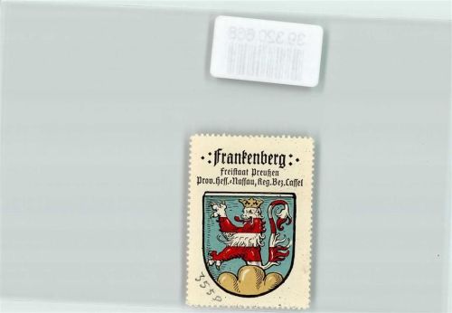 Frankenberg Wappen Kaffee Hag ca. 1920-1940 Löwe
