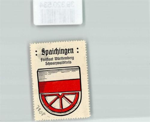 Spaichingen Wappen Kaffee Hag ca. 1920-1940 Halbes Rad