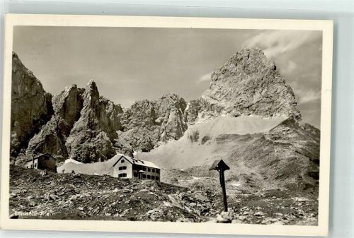 Schwaz Lamsenjochhütte Flurkreuz Hüttenstempel