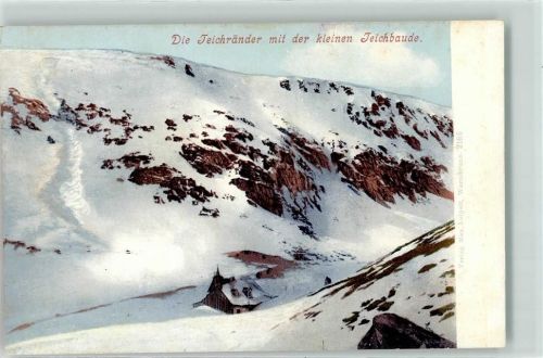 Kleine Teichbaude Die Teichränder Winter Schnee