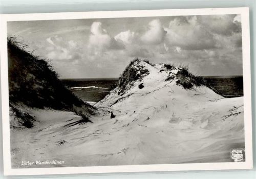 25992 W2282 List , Sylt Foto AK Wanderdünen Meer Sand Strand
