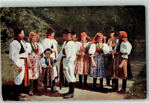 Tracht Mann Frau Kind Hut