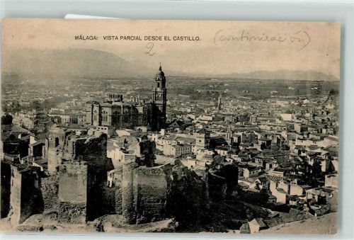 Malaga Vista Parcial desde el Castillo