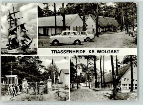17449 O2233 Trassenheide - Segelschulschiff Wilhelm Pieck Ferienlager der Friedrich Schiller Universität Zeltlager Raymonde Dien