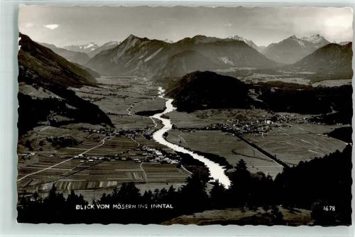 Mösern Blick von Mösern ins Inntal