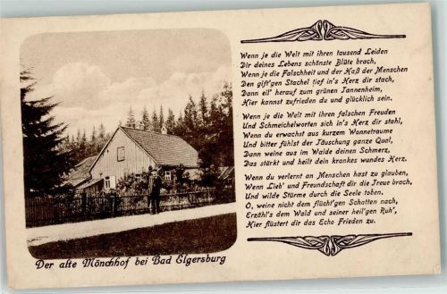 Elgersburg Der alte Mönchhof Gedicht