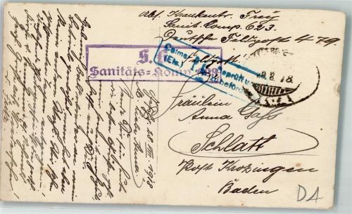 S. B. Sanitäts-Komp. 623 Trümmer
