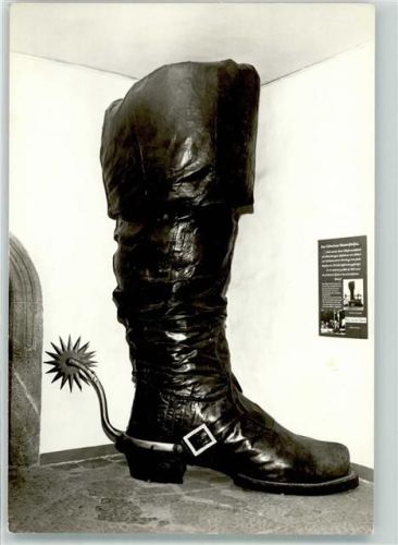 Leisnig Kreismuseum Burg Mildenstein Riesenstiefel