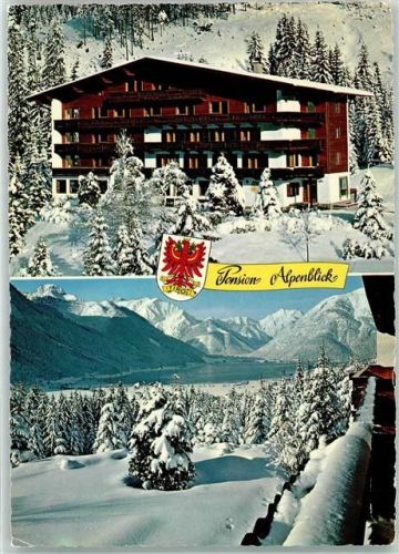 Maurach Winter Pension Alpenblick Wappen