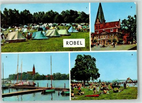 Röbel Zeltplatz Rathaus Robel Segelboothafen Schwimmbad