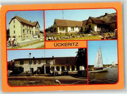 Ückeritz Rat der Gemeinde Gasthaus Deutsches Haus Bootshafen Segelboot