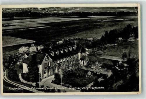 Bad Lausick Kinderheilstätte Reichersdorf Fliegeraufnahme