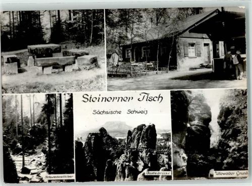 Niederdorla Steinerner Tisch Basteibrücke Schwedenlöcher Uttewalder Grund