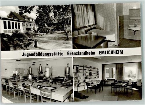 Emlichheim Jugendbildungsstätte Grenzlandheim Zimmer Bett Waschbecken Bücher