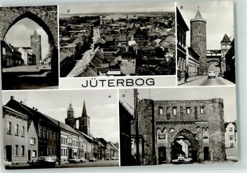 Jüterbog Neumarkttor Eierturm Zinnaer Tor Leninstraße