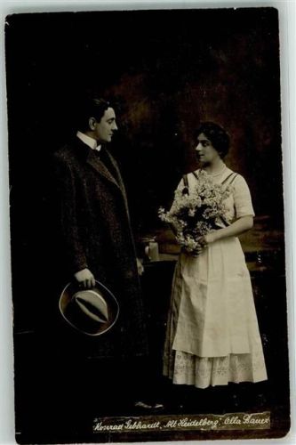 Konrad Gebhardt und Olla Bauer Theaterschauspieler