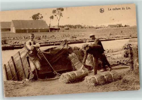 La culture du Lin Mise en ballon