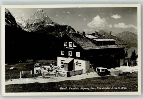 Ehrwald Gasthaus Pension Alpenglühn Ehrwalder Alm Auto Hüttenstempel