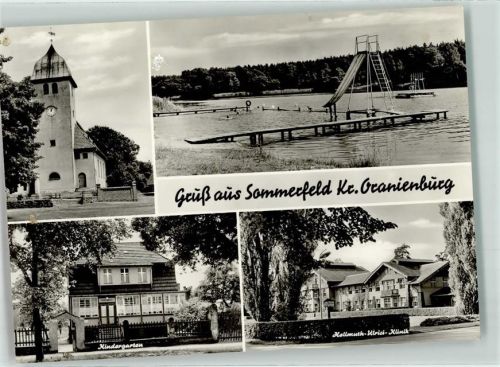 Sommerfeld Badesee Baderutsche Kindergarten Hellmuth-Ulrici-Klinik