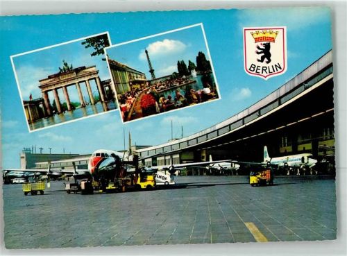 Tempelhof Zentralflughafen Brandenburger Tor Funkturm Wappen