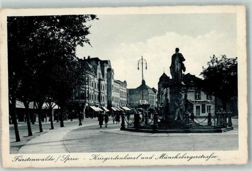 Fürstenwalde Münchsbergerstraße Kriegerdenkmal