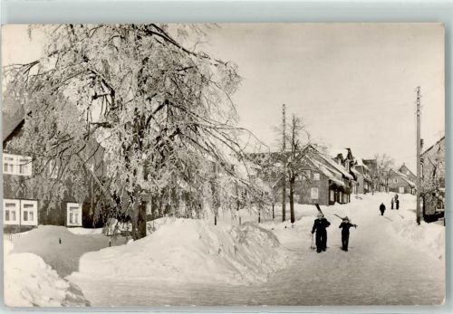 Frauenwald Platz des Friedens Nordstraße Winter