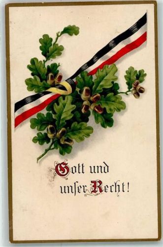Gott und unser Recht Eichenblätter Eicheln M.S.i.B. Nr.279