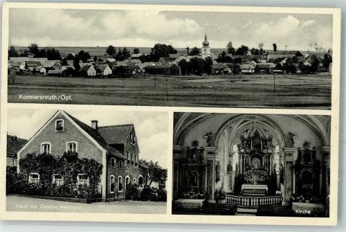 95692 W8591 Konnersreuth , Oberpf - Haus der Therese Neumann Kirche