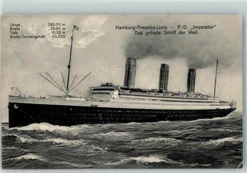 1912 Hamburg Amerika Linie
