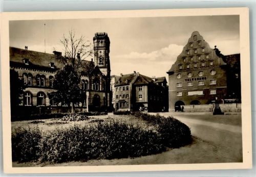 Aschersleben Volkshaus mit Postamt