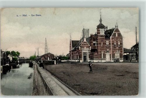 Halle La Gare Mann Kind Uhr