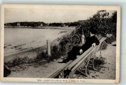 Saint-Palais-sur-Mer Plage du Platin Bank Mann Strand
