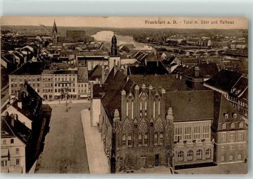 Frankfurt Mit Oder u. Rathaus