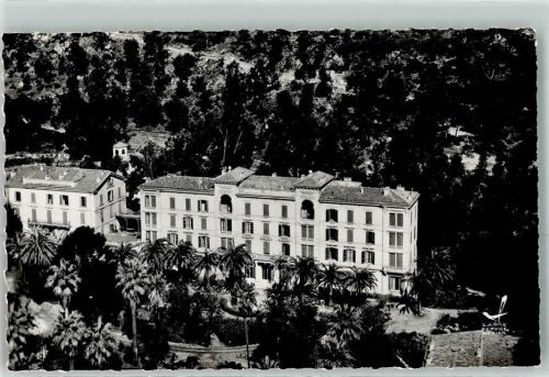 Ajaccio Grand Hotel et Continental Fliegeraufnahme Palmen